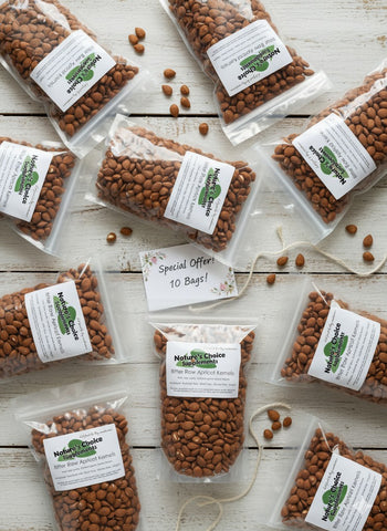 10 Pounds of Bitter Apricot Kernels in 10 x 1 LB Bags