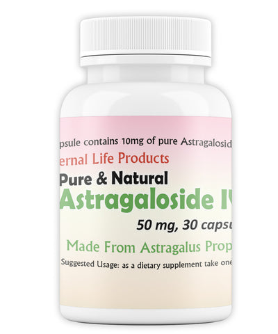 Astragaloside IV 98%, 50 mg, 30 Capsules