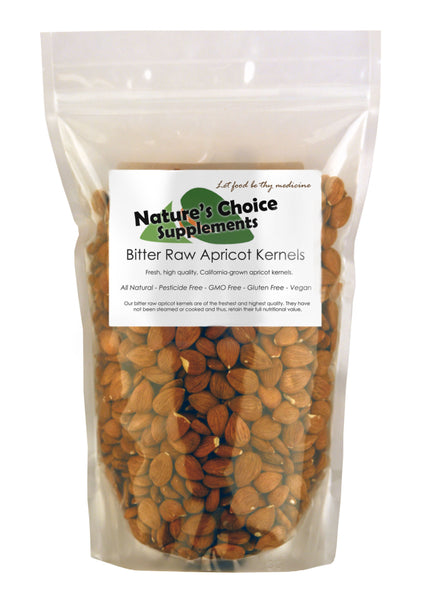 Buy Bitter Apricot Seeds, California Grown, 1 lb, All Natural, GMO Free, Organic Farms